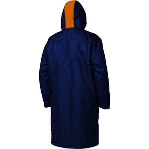 2021 Zone3 Polar Fleece Parka Changing Robe / Jacket CW18UFPJ1 - Navy / Grey / Orange